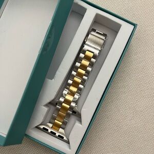Apple watchband gold and silver new in box
